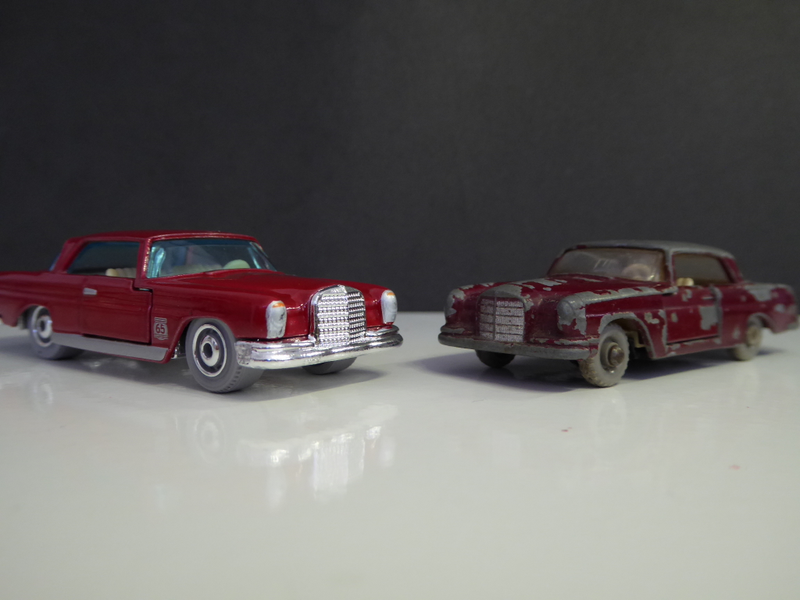 Illustration for article titled Hot Sixty 4th: Teutonic Tuesday with a Matchbox Mercedes with opening parts